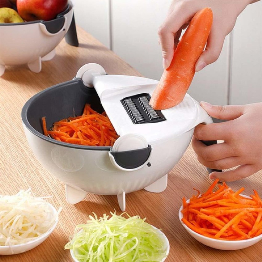 5 in 1 Salad Chopper Bowl and Cutter, 60 Second Instant Salad Maker, Veggie  Choppers and Dicers, Multifunctional Fruit Salad Chopper (1, D)