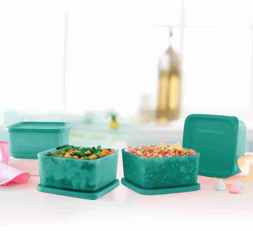 Tupperware 4 pc Small 110 ml Fridge n Take Away Containers Cubix