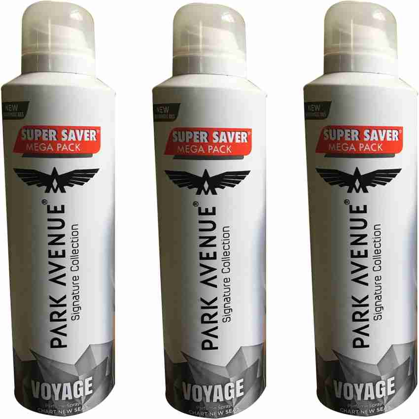 PARK AVENUE VOYAGE PACK OF 3 Perfume Body Spray For Men