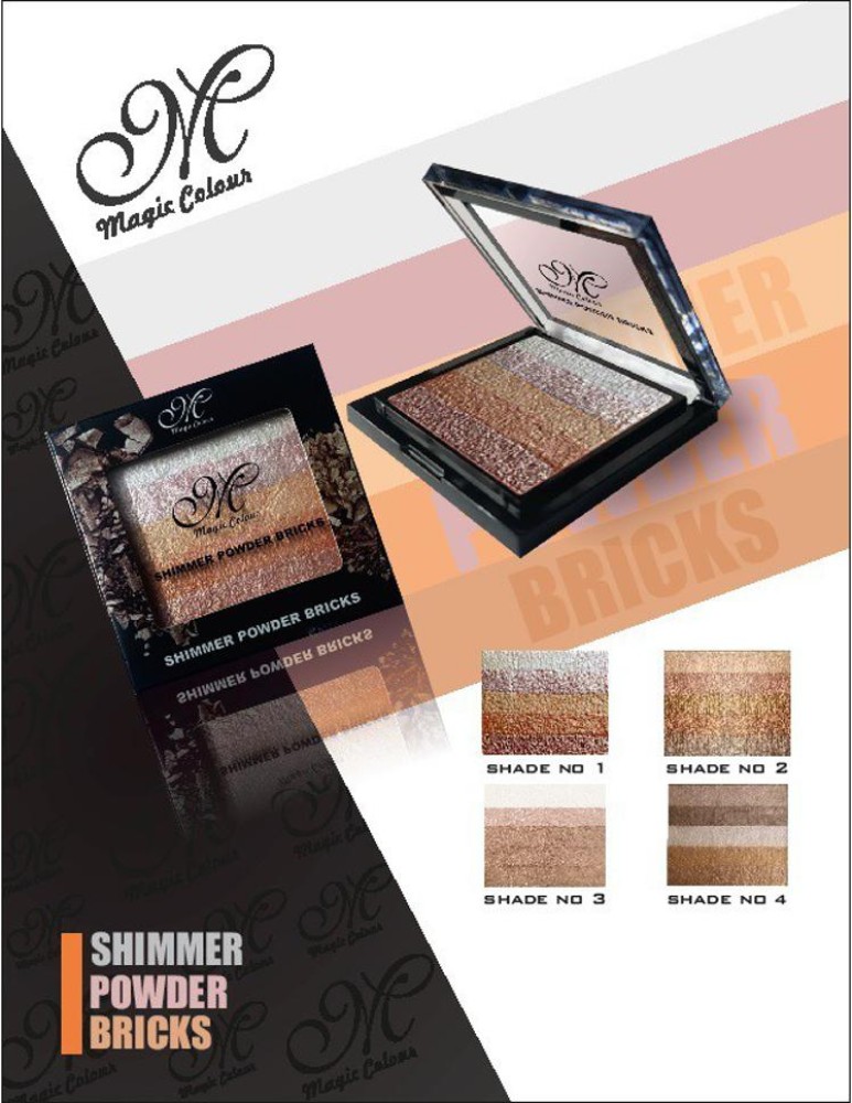 Magic Colour Shimmer Powder Brick Highlighter - Price in India