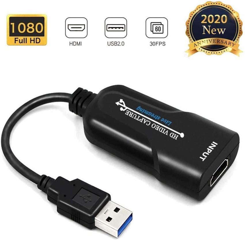 REC Trade USB 3.0 to 4K HDMI Video Audio Game Capture Card with