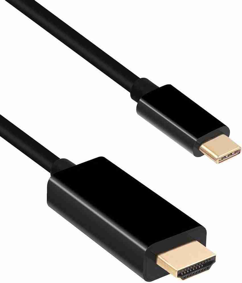 coolcold TV out Cable Type C to HDMI 4K UHD 3M Cable USB 3. 1