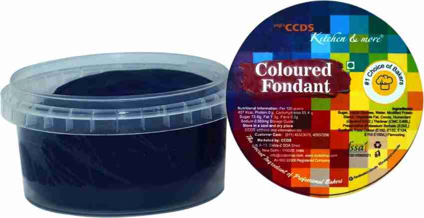 Dark blue sugar paste - 250 g