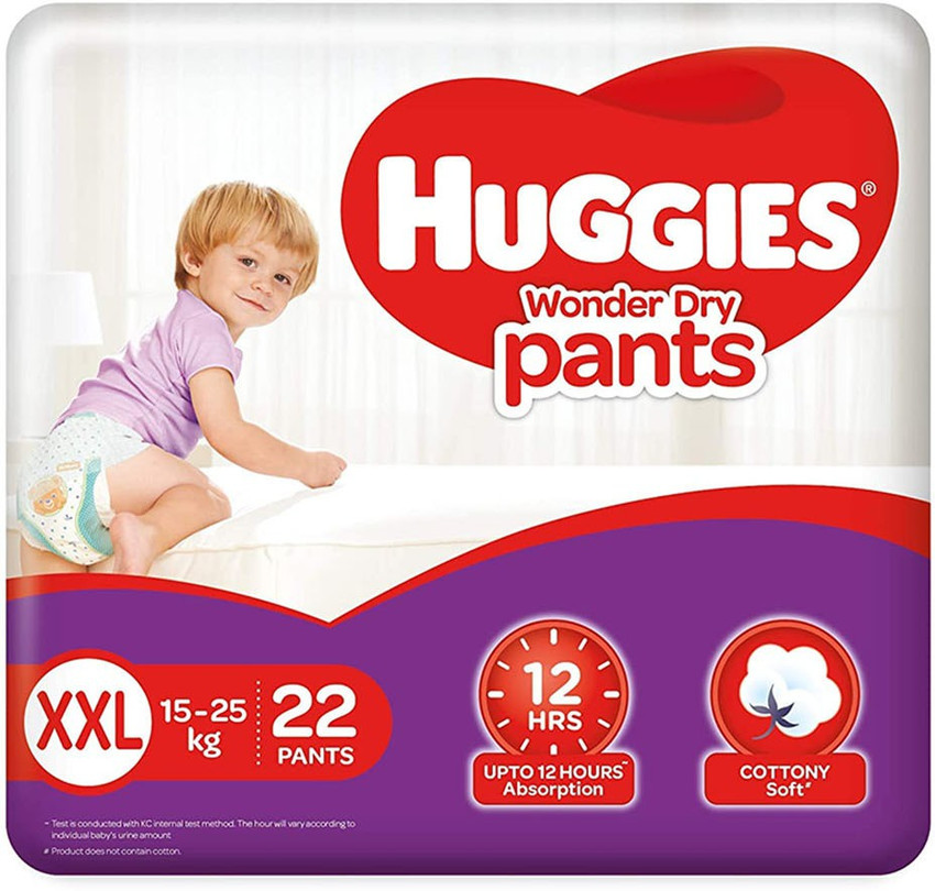 Huggies WONDER DRY BABY PANTS SIZE XXL 22 PCS PACK XXL Buy 22