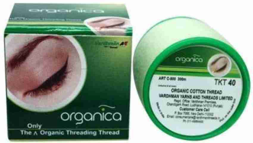 ORGANICA 40 Spool x 300m Organica Organic Cotton Eyebrow Threading Thread -  India