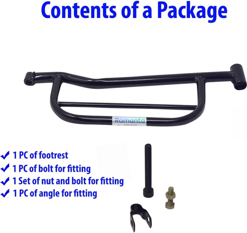 Tvs apache rtr 160 ladies footrest price best sale