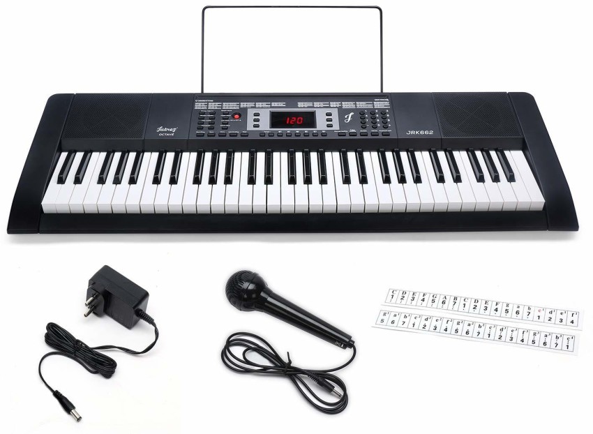 Juarez Octave JRK662 61-Key Electronic Keyboard Piano with LED