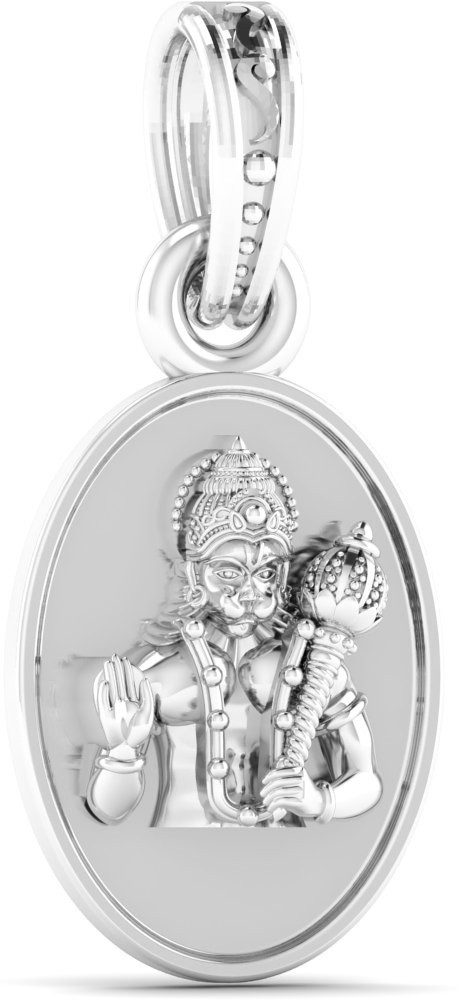 Pure silver sale hanuman pendant