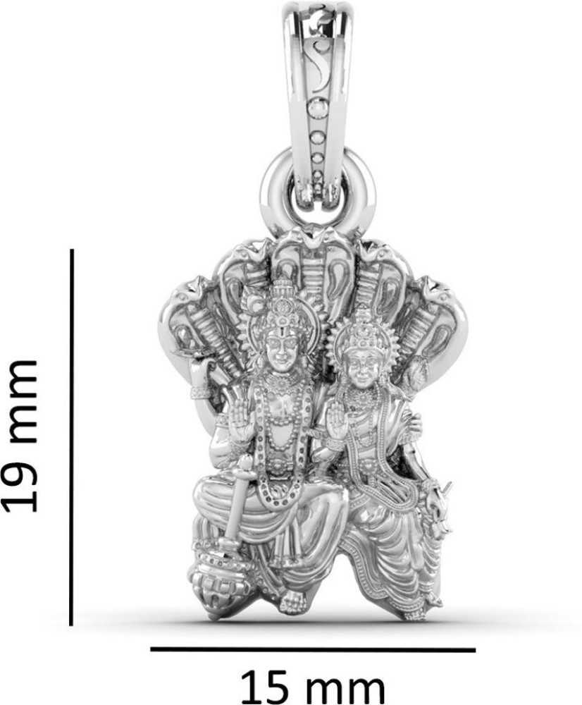 Silver lakshmi sale pendant