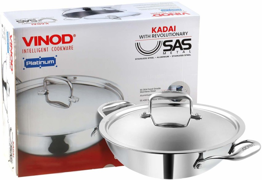 Vinod Seasoned Cast Iron Kadai - 22 cm - Vinod Cookware – Vinod