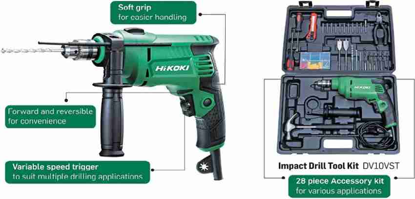 HIKOKI DV10VSTS9Z kit Drill Kit 10 MM Impact Drill Power Hand