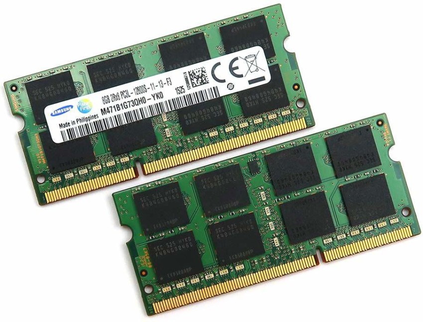8Go RAM PC Portable SODIMM SAMSUNG M471B1G73QH0-YK0 PC3L-12800S