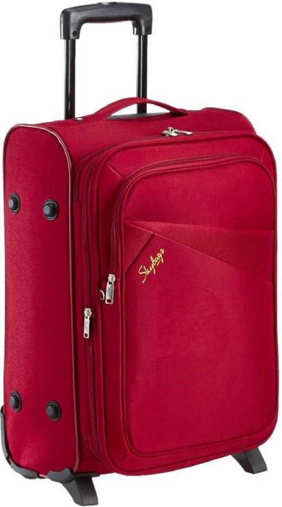 SKYBAGS CRUZ 2W EXP TROLLEY BAG MEDIUM 65CM Expandable Cabin Suitcase 2 Wheels 21 inch RED Price in India Flipkart