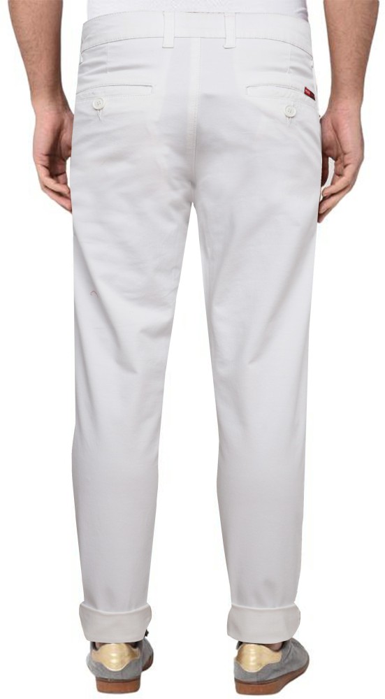 Police Regular Fit Men White Trousers  Buy Police Regular Fit Men White  Trousers Online at Best Prices in India  Flipkartcom