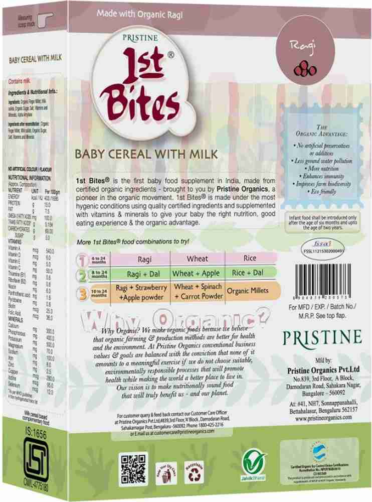 Pristine 2025 baby food