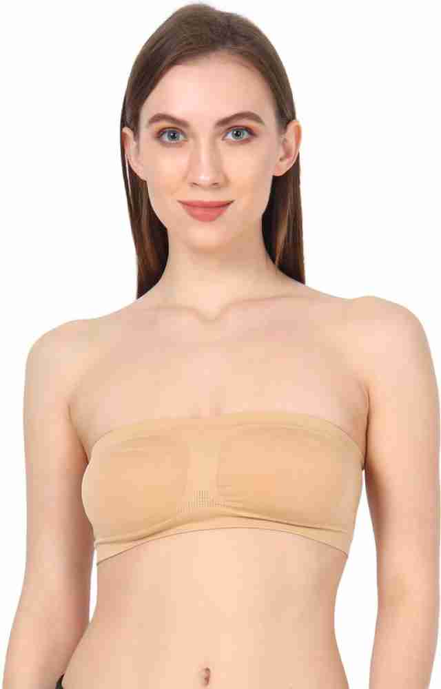 iBest Women's/ Girls Non-Padded, Non-Wired Cotton Lycra Seamless Tube Bra  (Pack of 3) Women Bandeau/Tube Lightly Padded Bra - Buy iBest Women's/  Girls Non-Padded, Non-Wired Cotton Lycra Seamless Tube Bra (Pack of