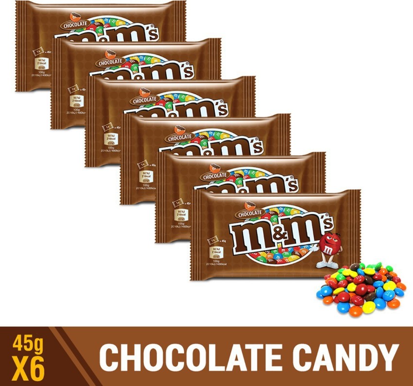 m&m's Milk Chocolate Candies - 45g (Pack of 4) Crackles Price in