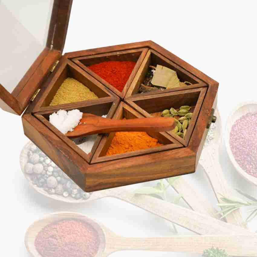 Naayaab Craft Spice Set Wooden Price in India Buy Naayaab Craft