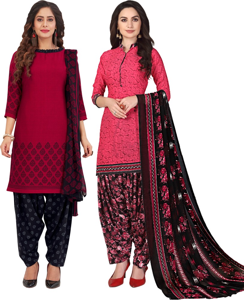 Cotton dress materials online on sale flipkart