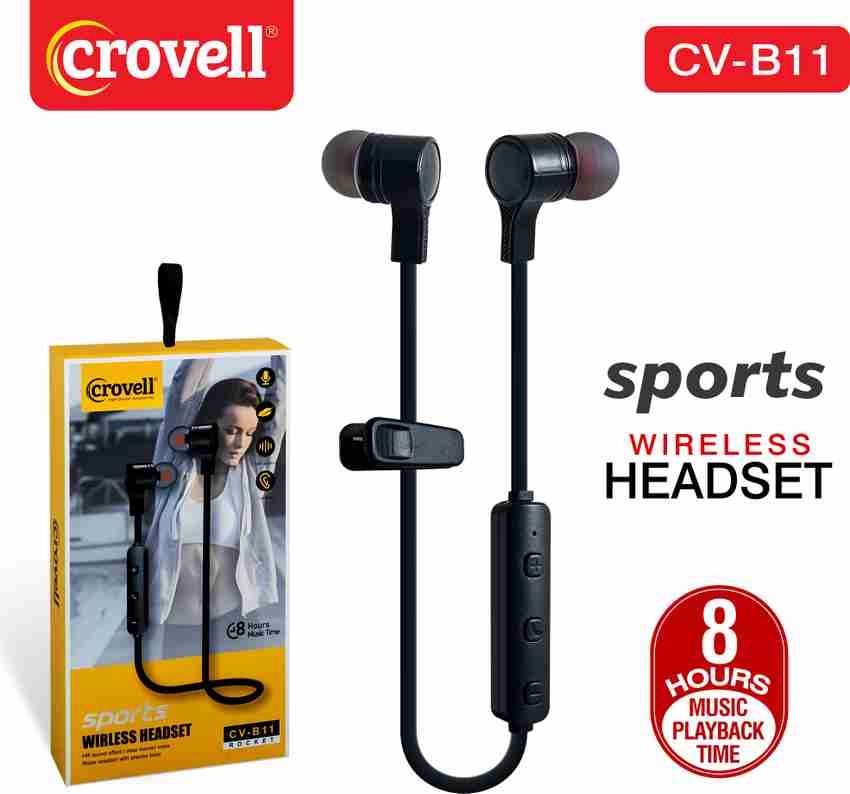 Crovell CV B11 Sports Wireless Bluetooth Earphone With Clip Design Bluetooth Price in India Buy Crovell CV B11 Sports Wireless Bluetooth Earphone With Clip Design Bluetooth Online Crovell Flipkart
