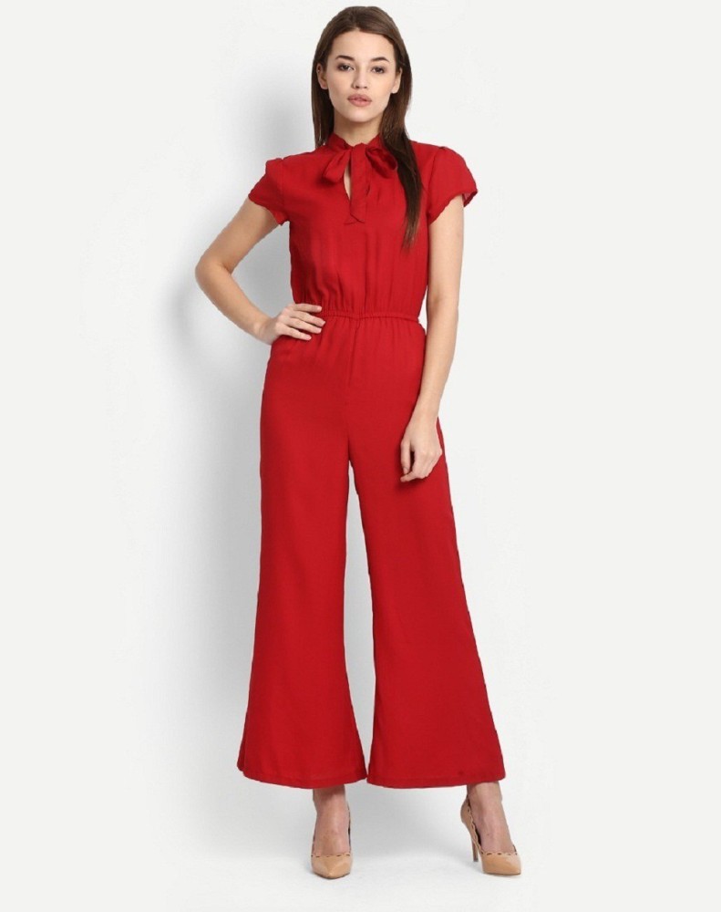 SHE COMPANY Solid Women Jumpsuit - Buy SHE COMPANY Solid Women Jumpsuit  Online at Best Prices in India