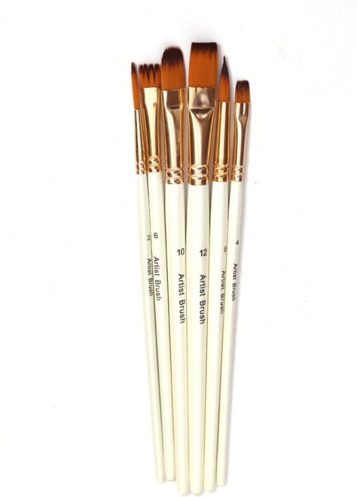 5pcs Fine Tip Art Painting Brush Set For Watercolor, Oil Painting