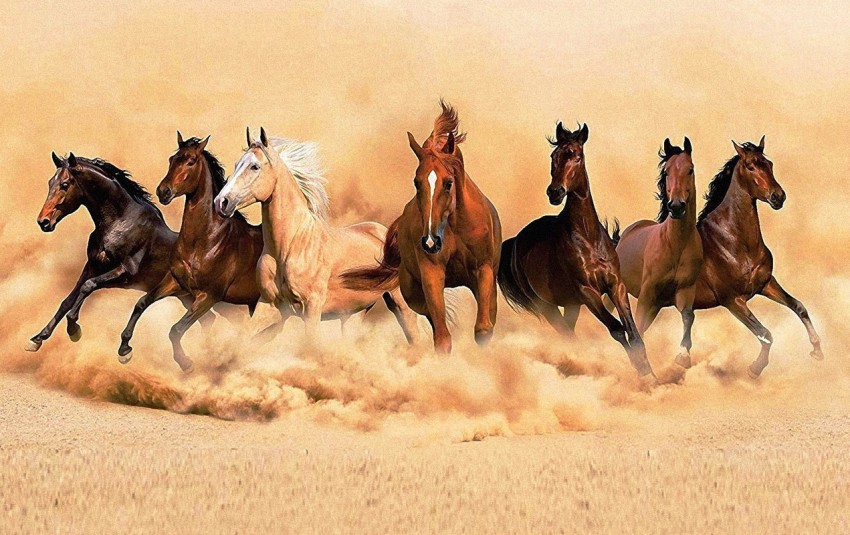 running horses pictures as per vastu