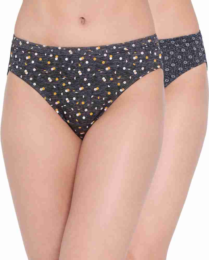 Buy Lyra Women's Cotton Assorted Printed Bikini Panty Pack Of 8