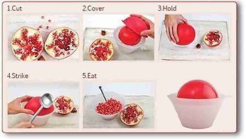  Petyoung Pomegranate Peeler PP Silicone Pomegranate Bowl Deseeder  Pomegranate Peeling Tool: Home & Kitchen