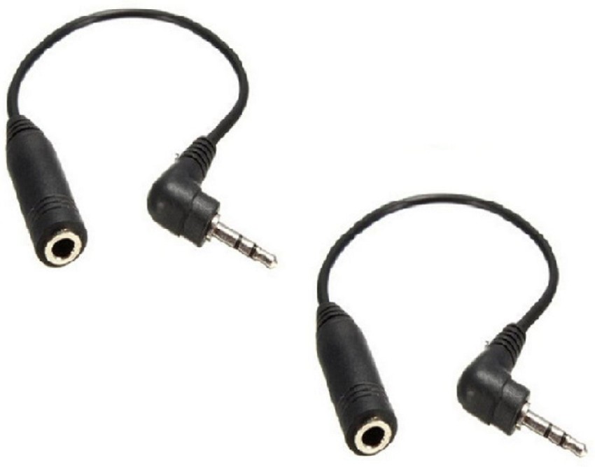 Cable de audio estereo jack 2.5 macho a jack 3.5 macho 2 M Negro