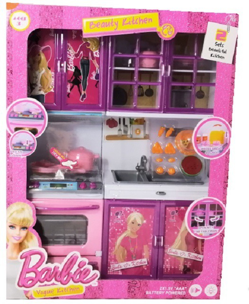 Barbie kitchen set flipkart clearance