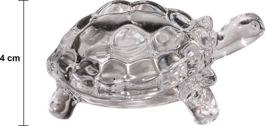 Crystal Tortoise Turtle Idol Statue Home Decor Gift Item for