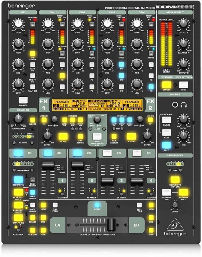 Behringer DDM4000 DJ Mixer Digital Sound Mixer Price in India
