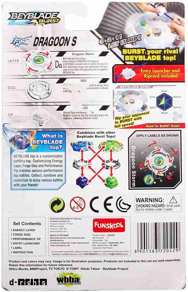 Beyblade Original Dragoon F Takara Tomy