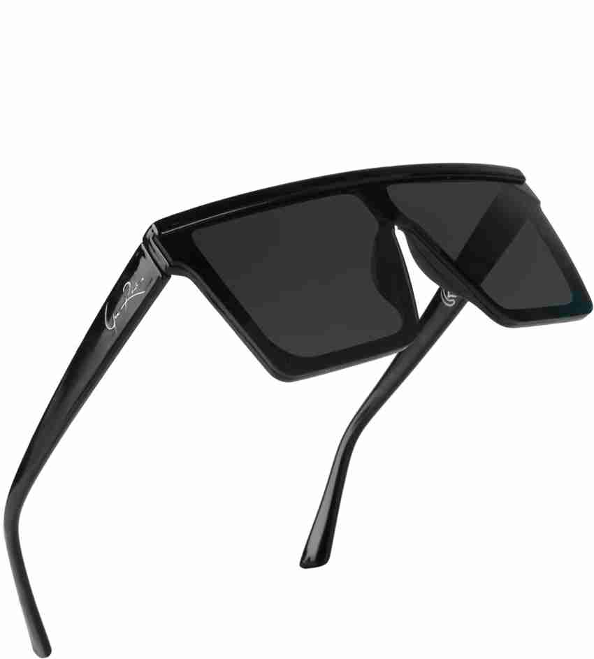 Buy Guru Randhawa Retro Square Sunglasses Black For Men & Women