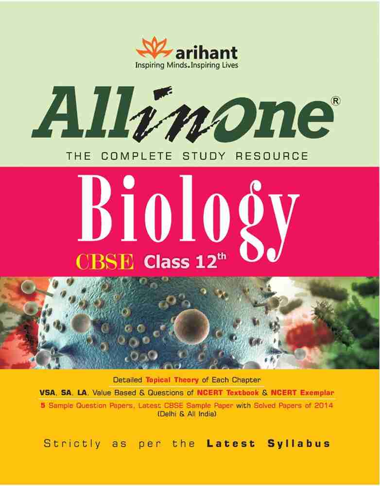 ARIHANT ALL IN ONE BIOLOGY CLASS 12 PDF DOWNLOAD 2025 FREE visual data 7