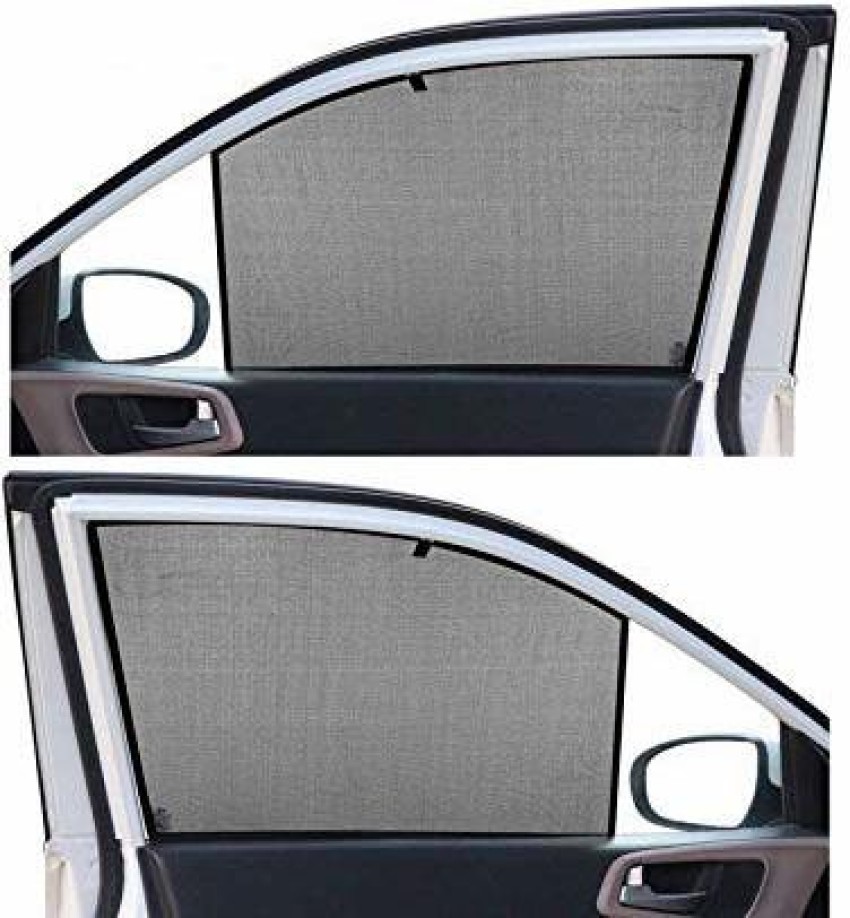 Trac Car Window Fix Sunshade Curtain (Non Magnetic) Compatible for