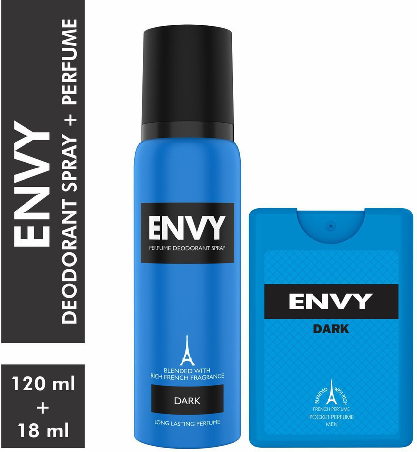 ENVY Dark Deo Dark Pocket Perfume Combo Deodorant Spray For Men