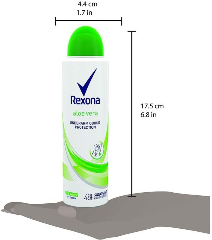 Rexona Shower Fresh , Aloe Vera , Advanced Whitening UOP 150ML (3) Deodorant  Spray - For Men & Women - Price in India, Buy Rexona Shower Fresh , Aloe  Vera , Advanced