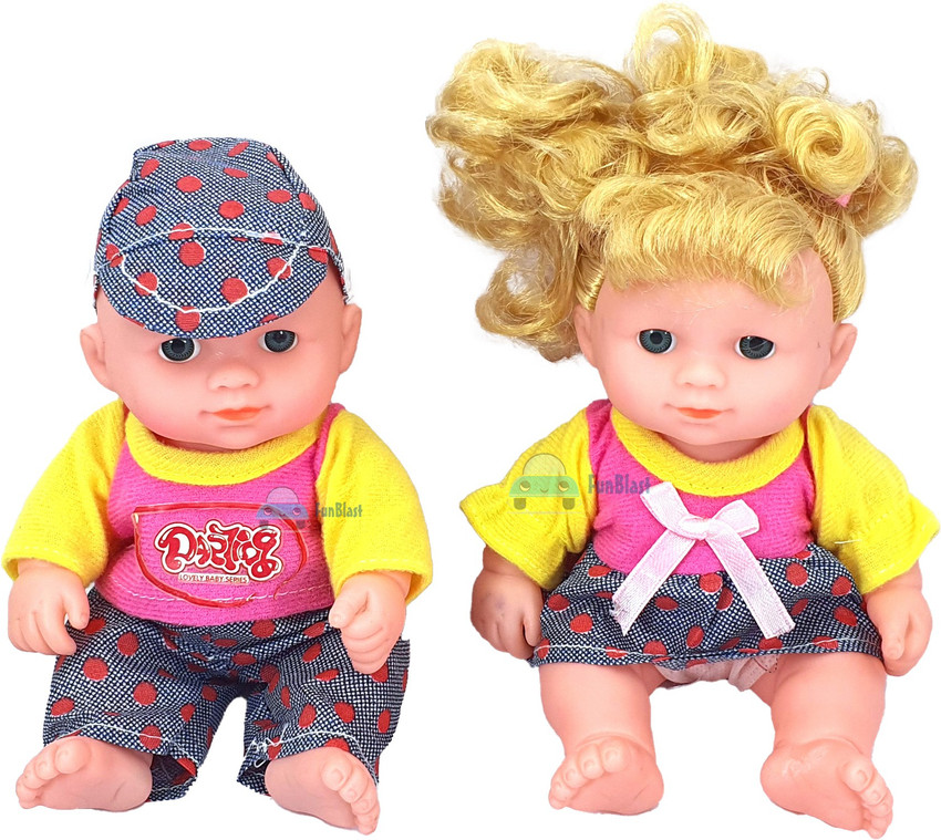 FunBlast Baby Boy and Girl Doll Set for Kids Baby Toys Realistic