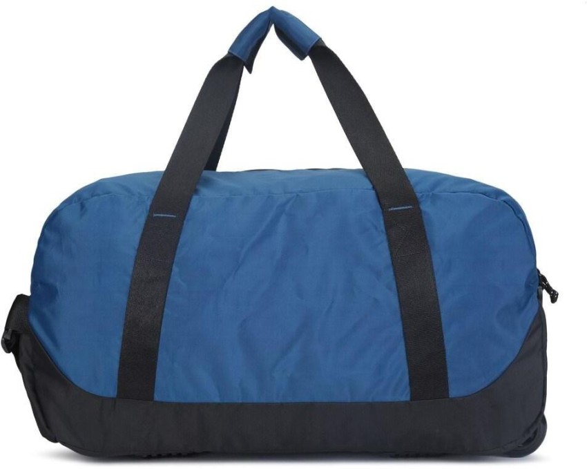 Fastrack Expandable BLUE POLYESTER TROLLEY DUFFLE 40 L Duffel