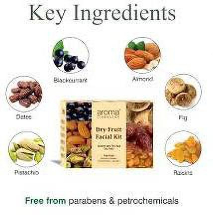 Buy Aroma Treasures Dry Fruit Facial Kit with upto 70% real dry