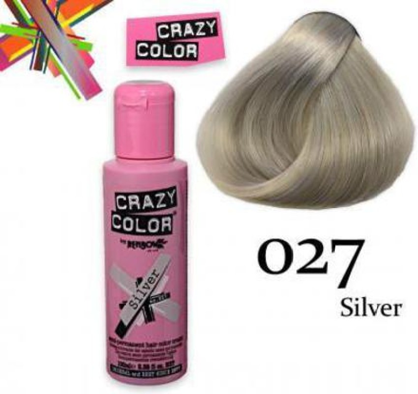 Crazy Color Silver Hair Dye
