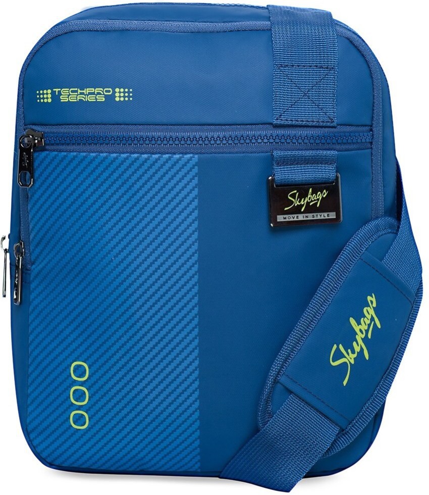 Buy SKYBAGS Men Blue Messenger Bag Blue Online @ Best Price in India