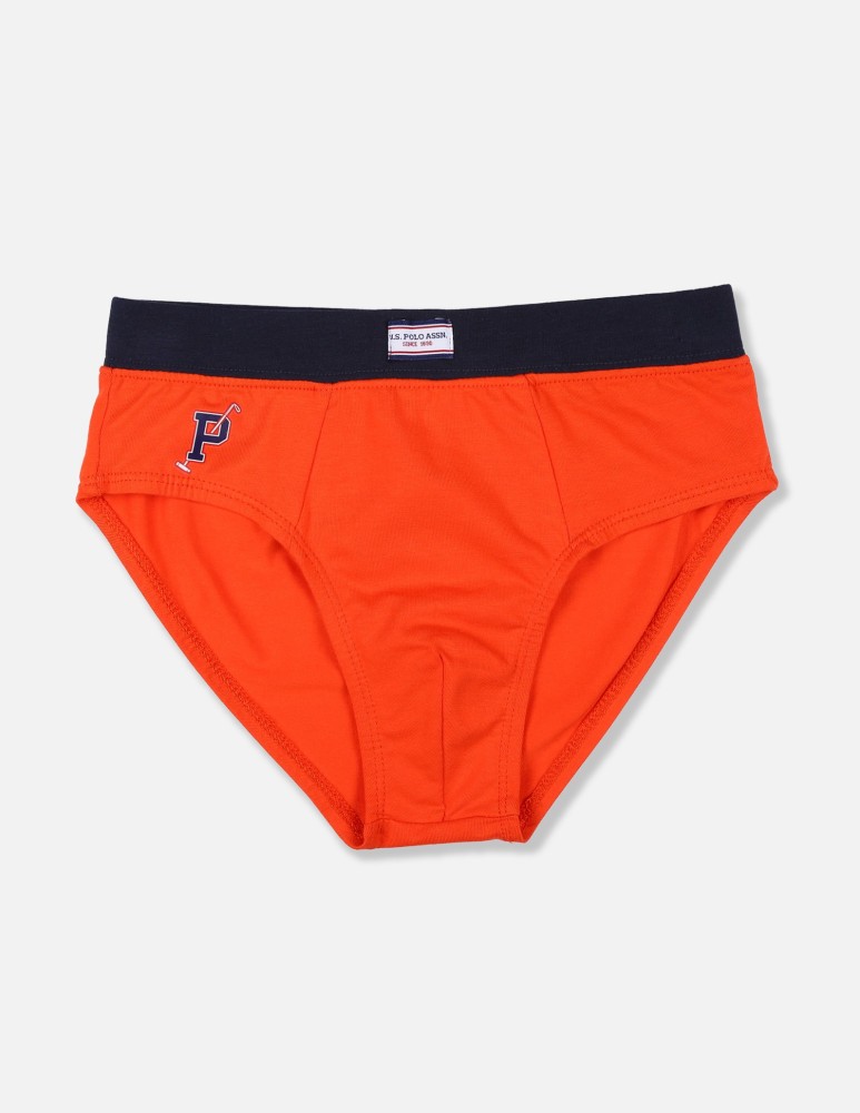 U.S. POLO ASSN. Boys Brief Multi-Color 4-12 Years Underwear Daily