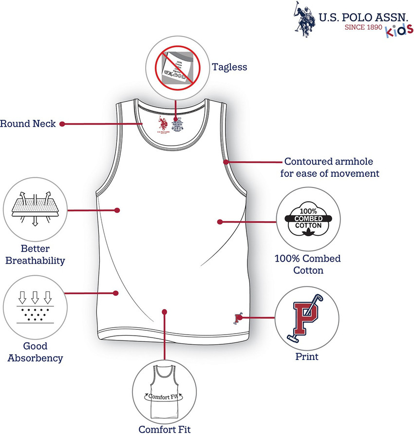 Us polo vest size chart online
