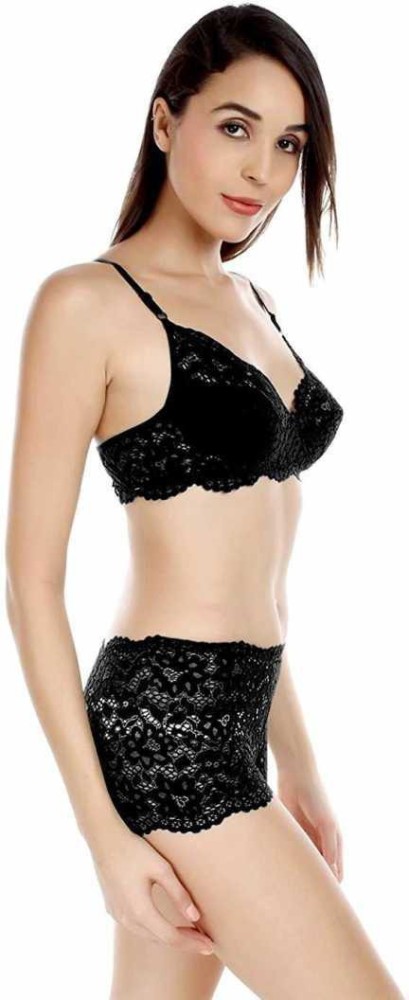 Buy online Set Of 2 Lace Detail Bra & Panty Set from lingerie for Women by  Earmark for ₹269 at 73% off