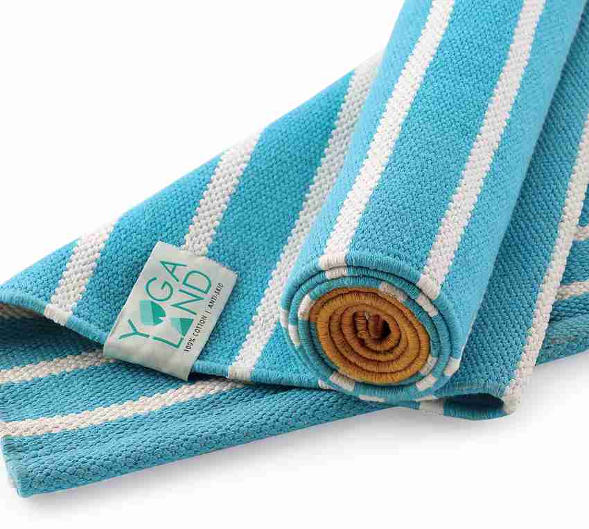 Yoga Land Guru Bamboo White Blue Yellow 0.4 mm Yoga Mat Buy Yoga Land Guru Bamboo White Blue Yellow 0.4 mm Yoga Mat Online at Best Prices in India Sports