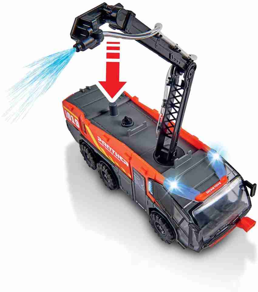 Airport fire truck toy top