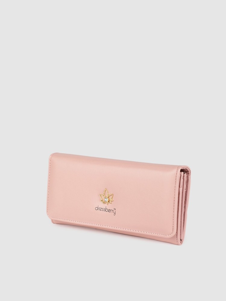 Dressberry Women Pink Artificial Leather Wallet Pink Price in India Flipkart